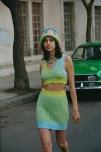 Jacinda Mini Skirt sold by For Love And Lemons