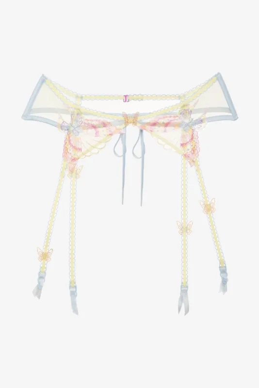 Pastel Papillon Garter sold by For Love And Lemons
