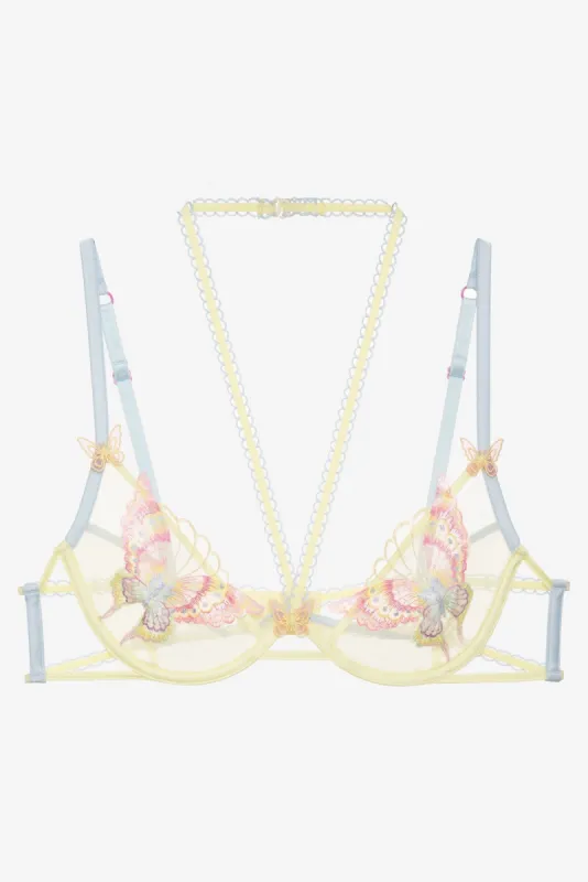Pastel Papillon Underwire Bra sold by For Love And Lemons
