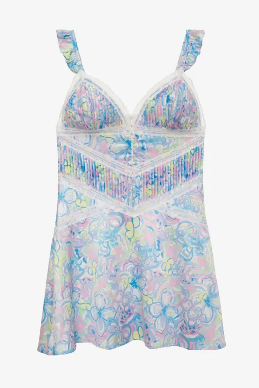 Midsummer Floral Slip sold by For Love And Lemons