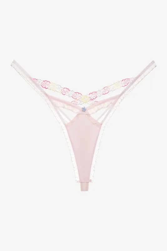 Greenhouse Garden Thong Panty sold by For Love And Lemons