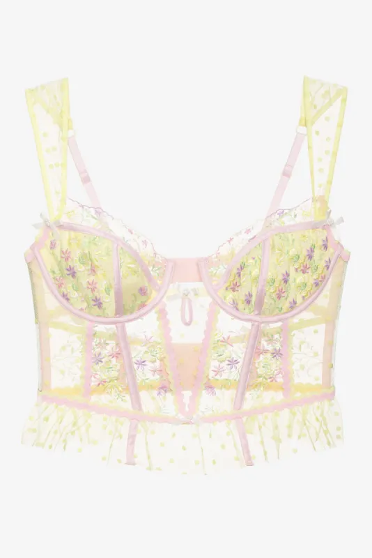 Buttercup Bunches Bustier sold by For Love And Lemons