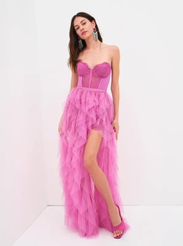 For Love & Lemons X Revolve Bustier Gown sold by For Love And Lemons