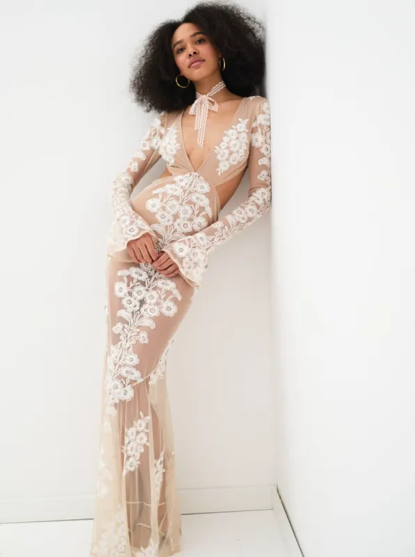 Temecula Cut Out Maxi Dress sold by For Love And Lemons