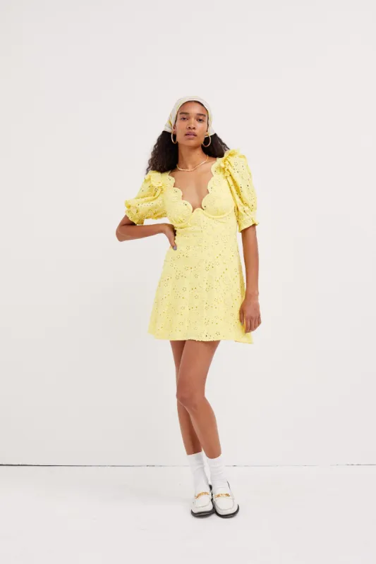 Natalia Puff Sleeve Mini Dress | Parallel