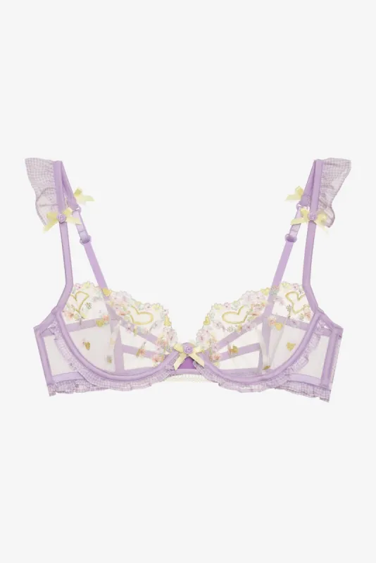 Heart Wreath Underwire Bra sold by For Love And Lemons