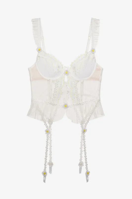 3D Daisy Bustier sold by For Love And Lemons