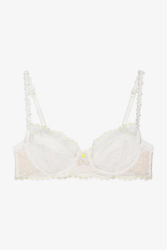 3D Daisy Underwire Bra sold by For Love And Lemons