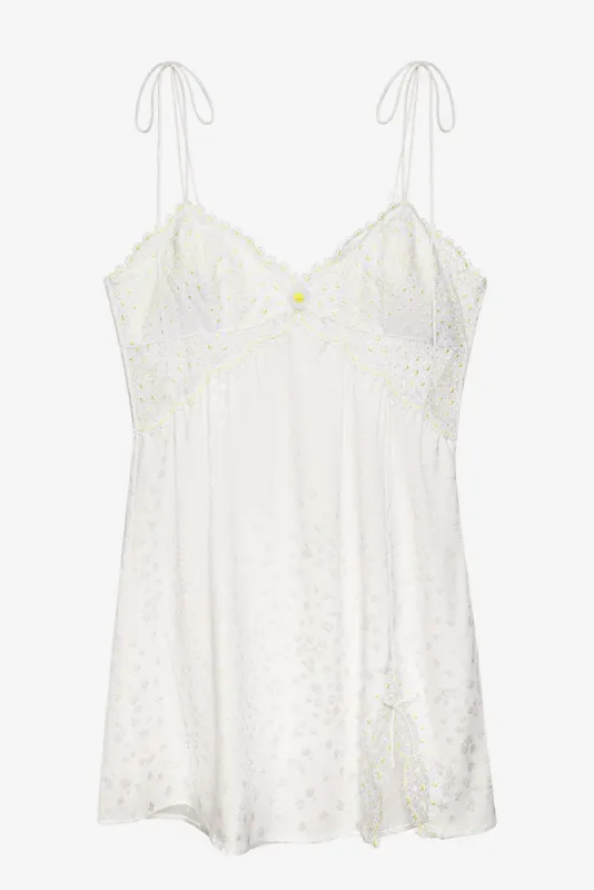 3D Daisy Slip Dress sold by For Love And Lemons