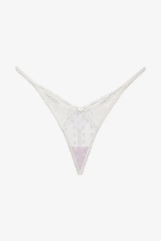 Heart Window Thong Panty sold by For Love And Lemons