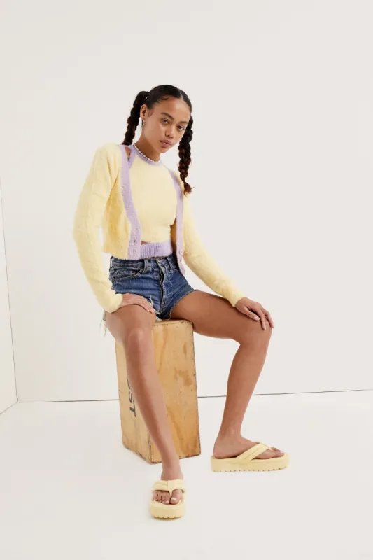 Sheila Cropped Cardigan sold by For Love And Lemons