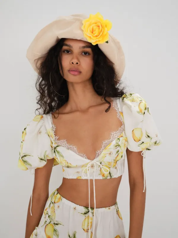 Alana Crop Top sold by For Love And Lemons