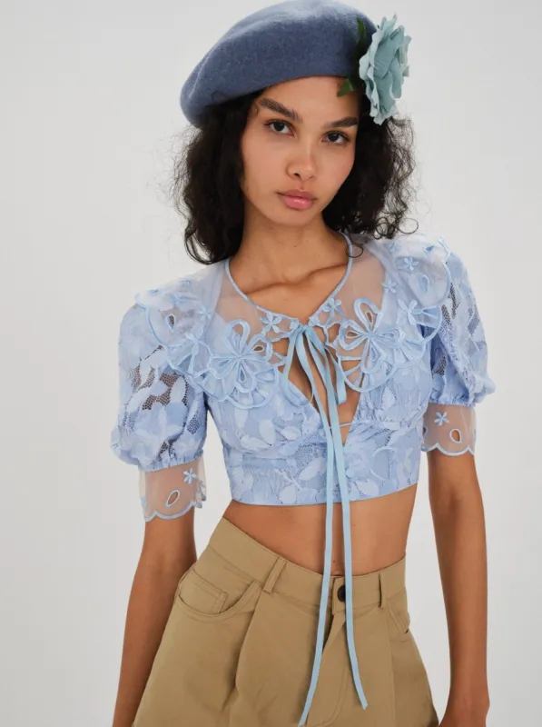 Uma Crop Top sold by For Love And Lemons