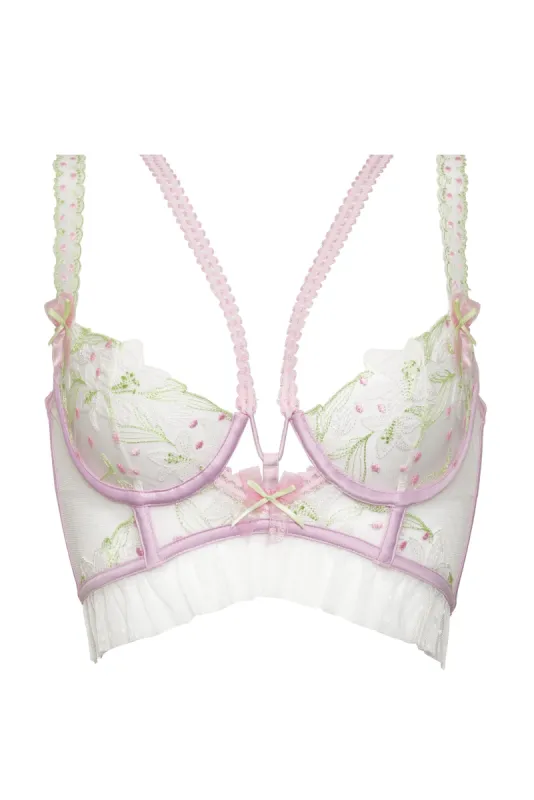 Waterlilies Bustier sold by For Love And Lemons
