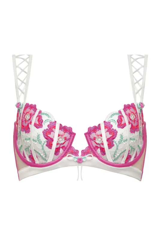 Festival Floral Underwire Bra sold by For Love And Lemons
