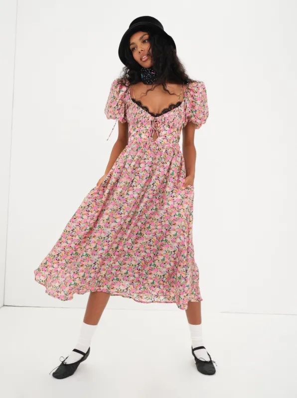 Isadora Midi Dress sold by For Love And Lemons