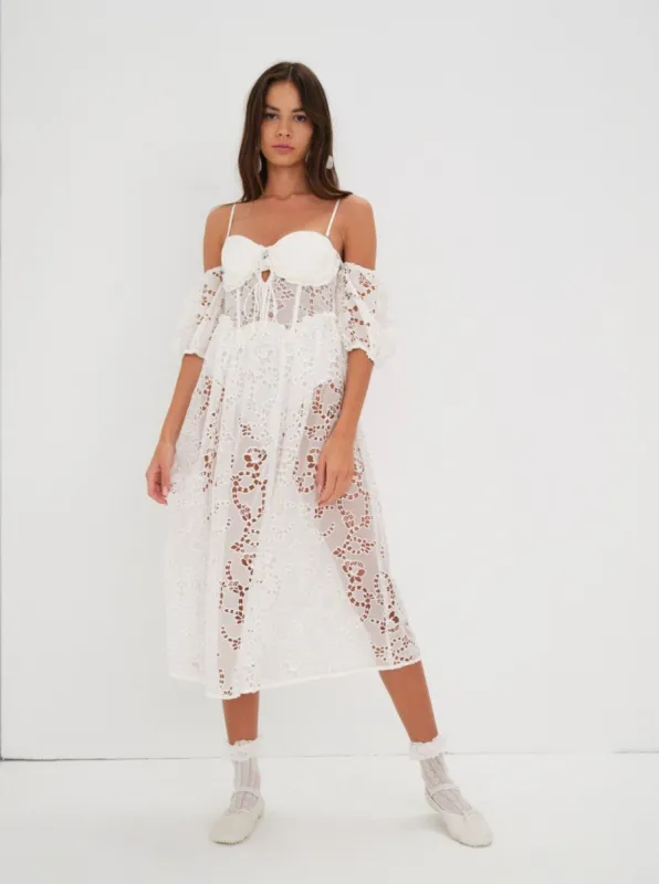 Romi Midi Dress sold by For Love And Lemons