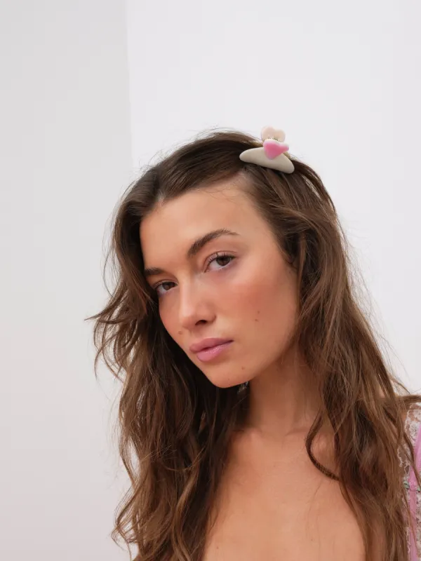 Heart Shape Hair Claw sold by For Love And Lemons