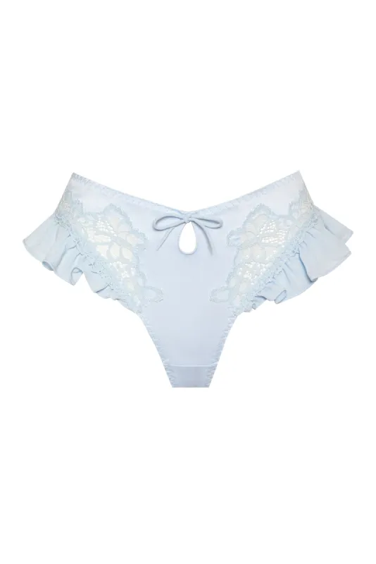 Butterfly Lace Ruffle Panty sold by For Love And Lemons