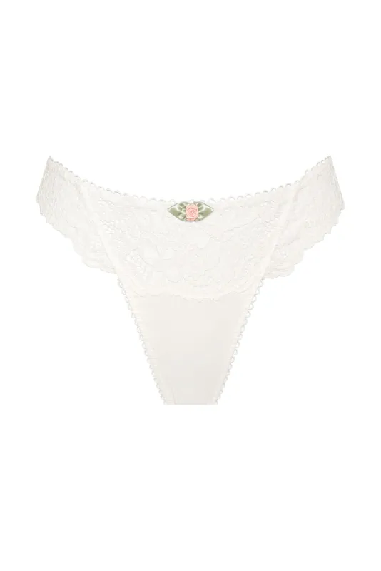 Butterfly Lace Thong Panty sold by For Love And Lemons