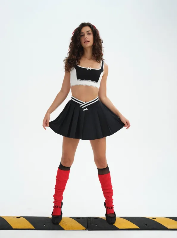 Regina Mini Skirt sold by For Love And Lemons