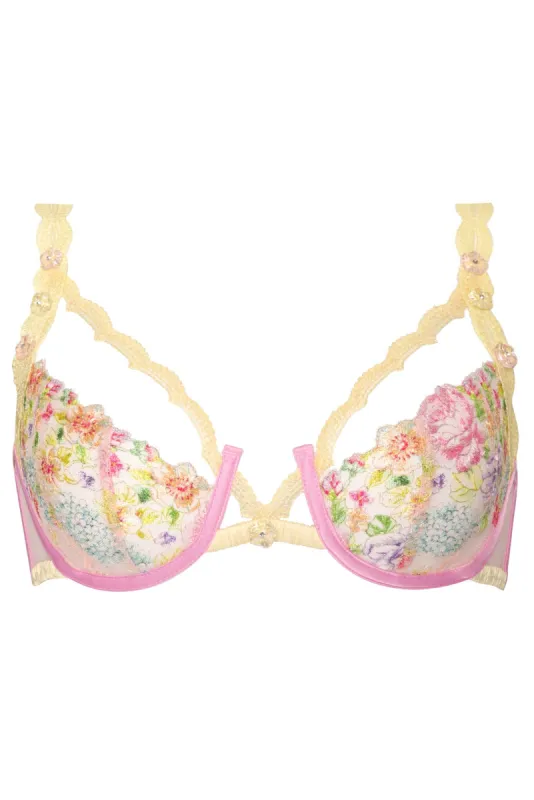 Floral Frenzy Underwire Bra sold by For Love And Lemons