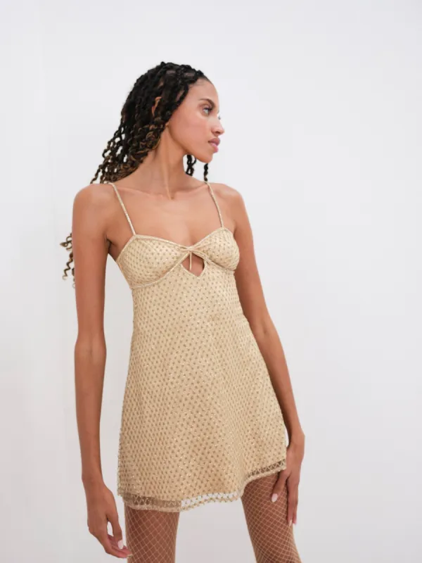 Glitter Slip Dress made by For Love And Lemons