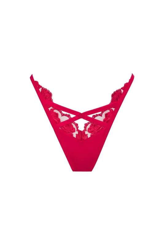 Romantic Roses Thong Panty sold by For Love And Lemons