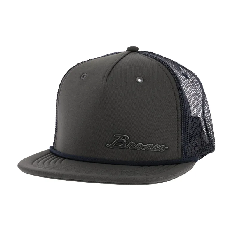 Ford Bronco Vintage Off-Set Foam Trucker Snapback Hat made by Ford