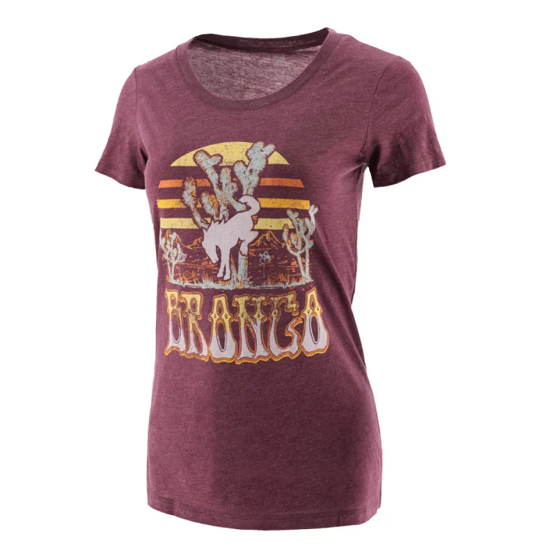 Ford Bronco Women's Vintage Western T-Shirt sold by Ford