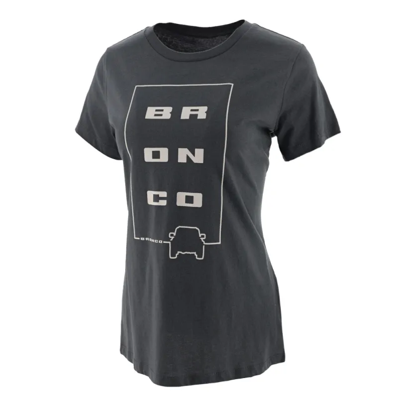 Ford Bronco Women's Bronco Line Art T-Shirt sold by Ford