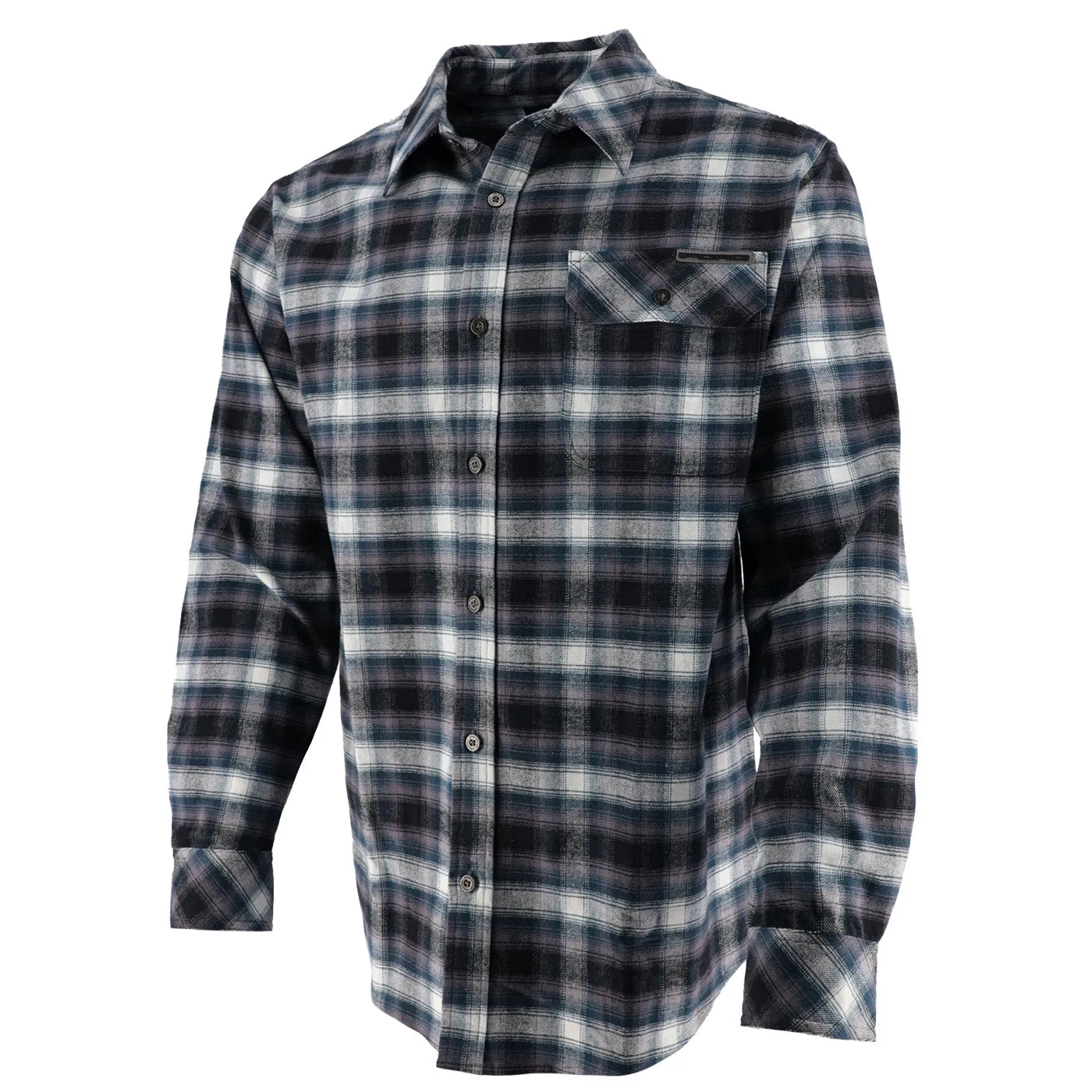 Ford Trucks Men's Built Ford Tough Button Up Plaid Shirt sold by Ford