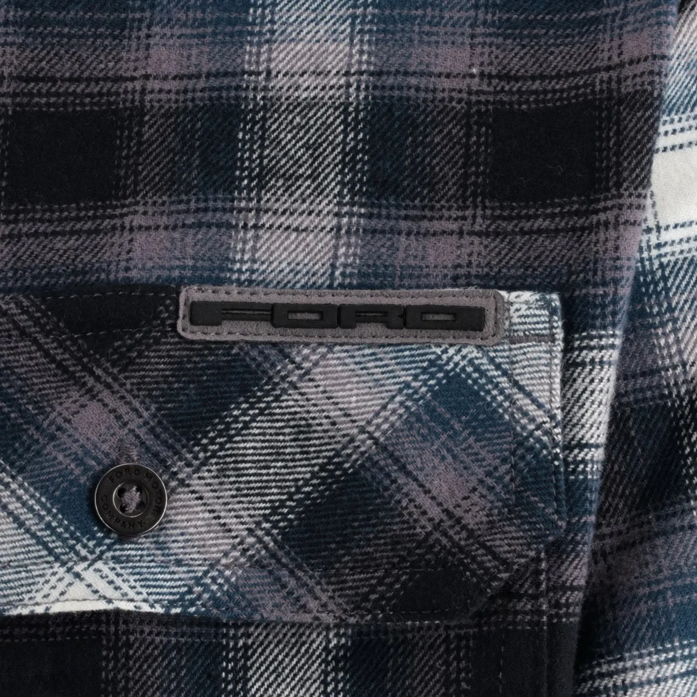 Ford Trucks Men's Built Ford Tough Button Up Plaid Shirt sold by Ford product image thumbnail 3