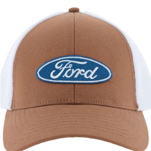 Ford Logo Men's Oval Trucker Snapback Hat sold by Ford