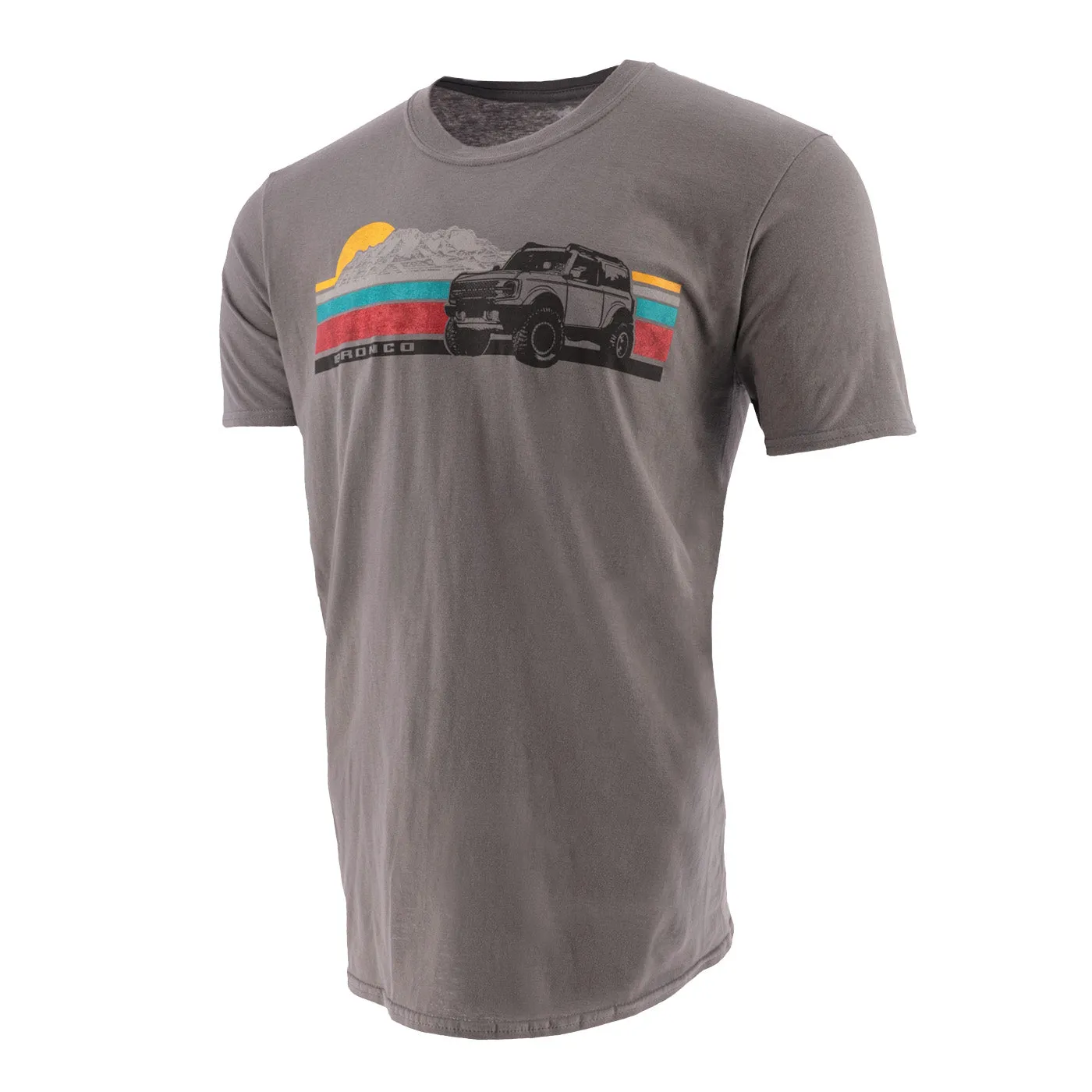 Ford Bronco Men's Mountain Truck T-Shirt sold by Ford
