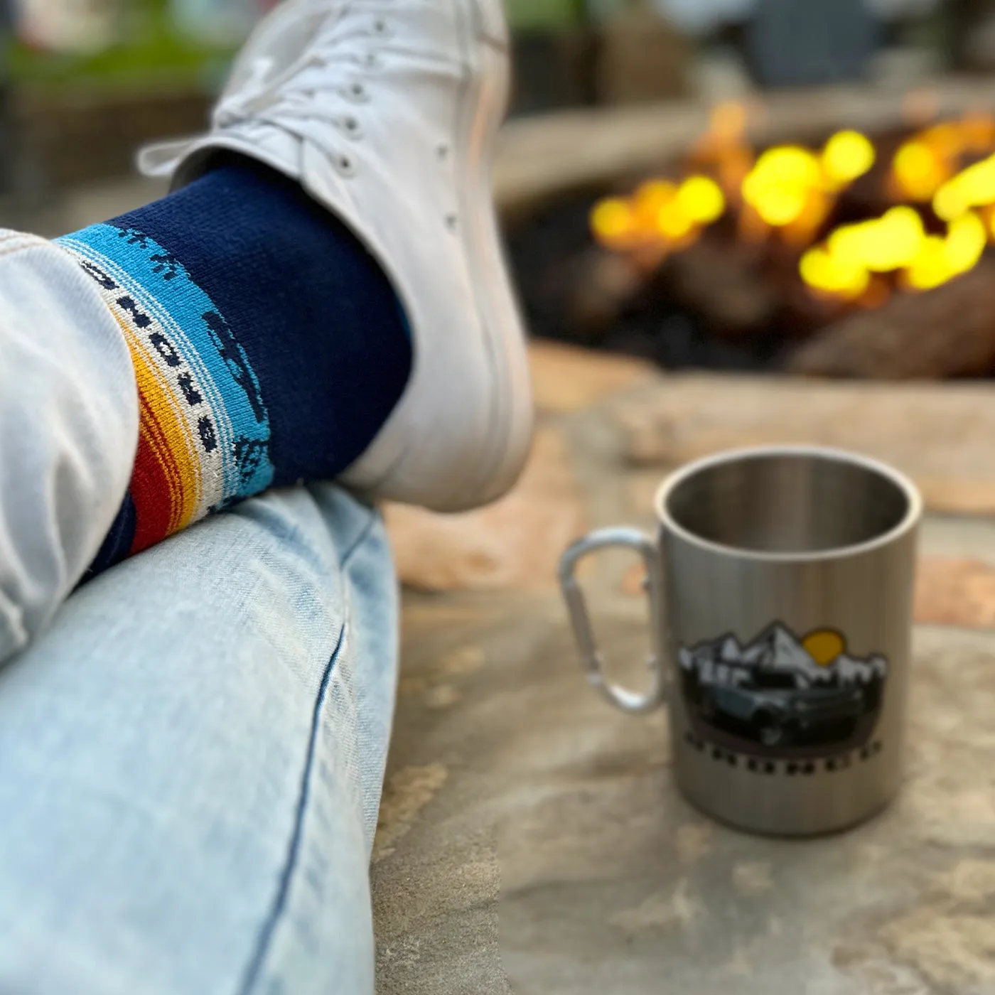 Ford Bronco Men's Stripe Knit Socks sold by Ford product image thumbnail 2