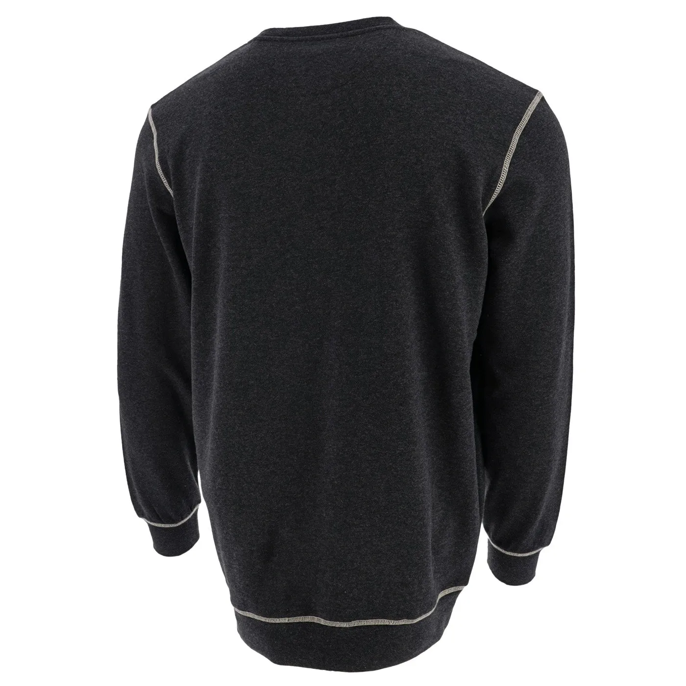 Ford Logo Mens Fleece Pullover Crew Neck Sweatshirt sold by Ford product image thumbnail 2