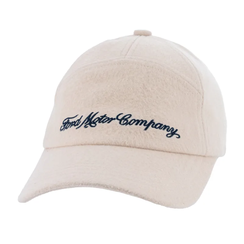 Vintage Ford Motor Company Cream Cozy Baseball Hat sold by Ford