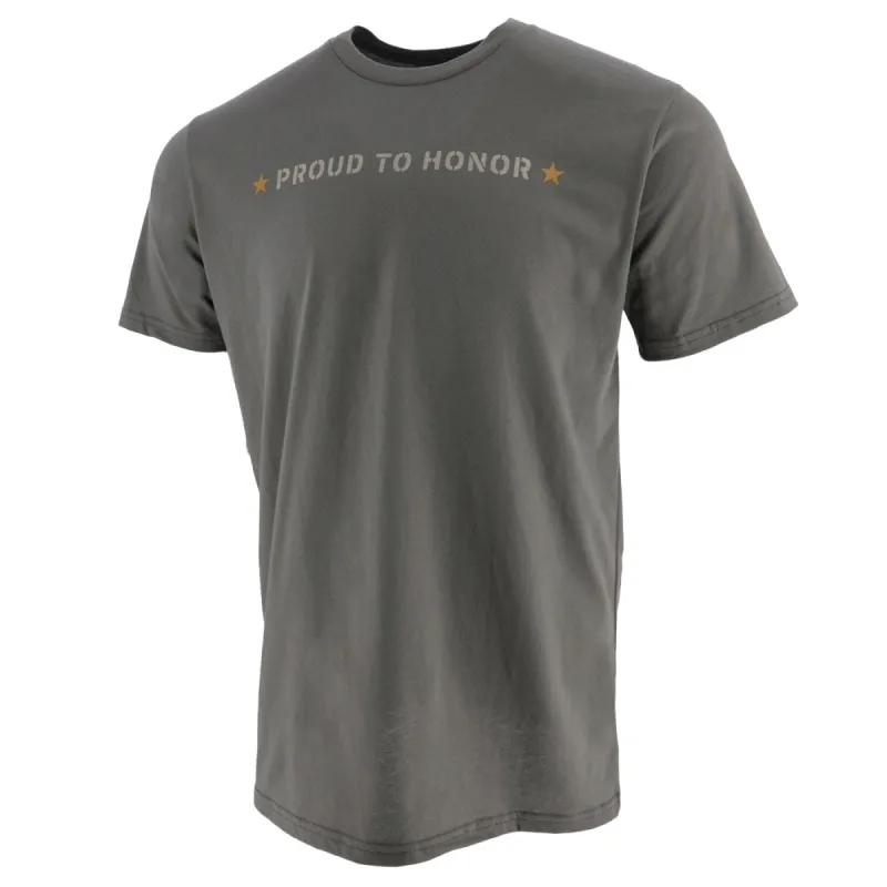 Ford Proud to Honor Men's Logo Stars T-Shirt made by Ford