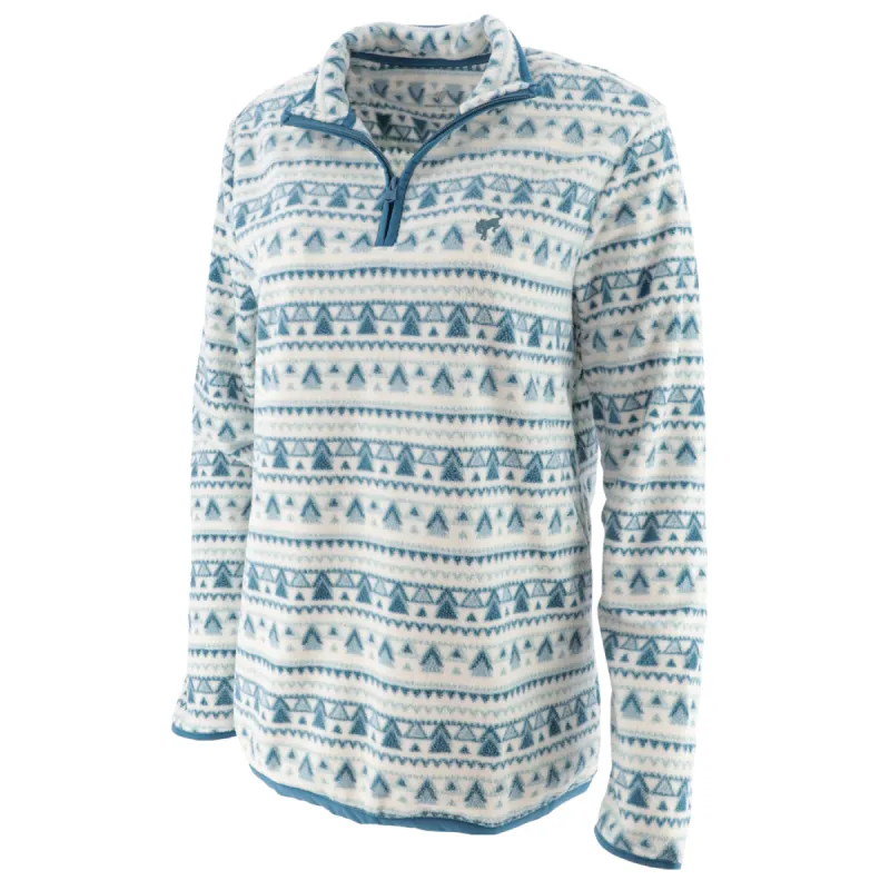 Ford Bronco Womens Aztec Print Fleece Pullover Quarter Zip sold by Ford