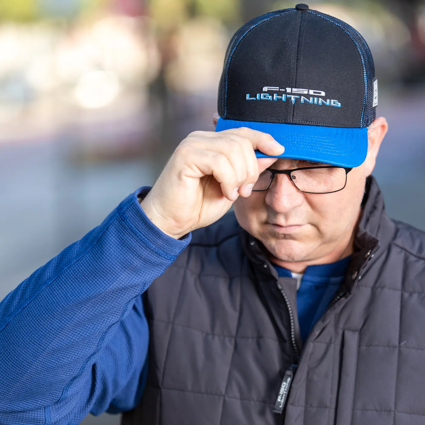 Ford F-150 Lightning Mesh Snapback Hat sold by Ford product image thumbnail 2