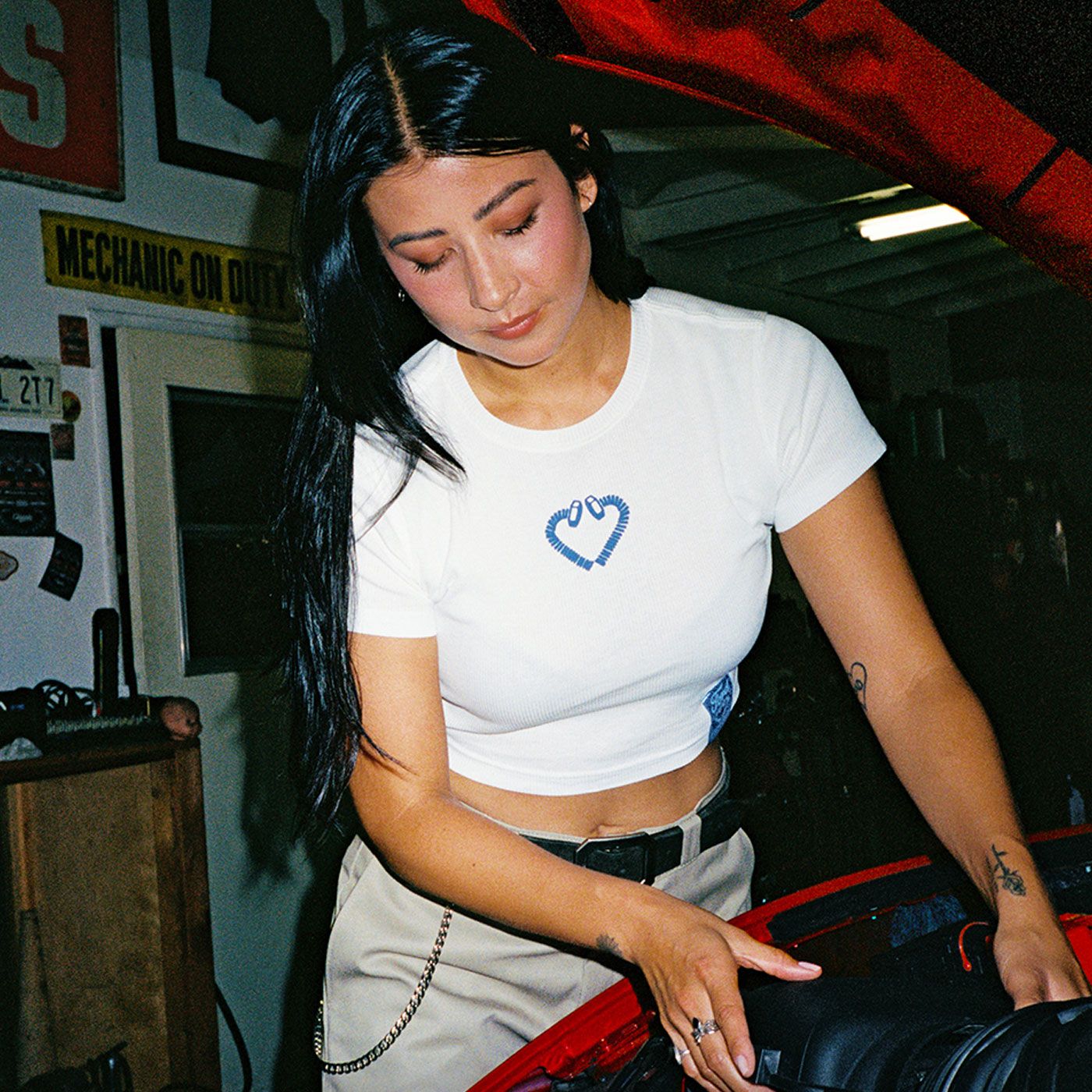 Ford x Sydney Sweeney Crop T-Shirt sold by Ford product image thumbnail 2