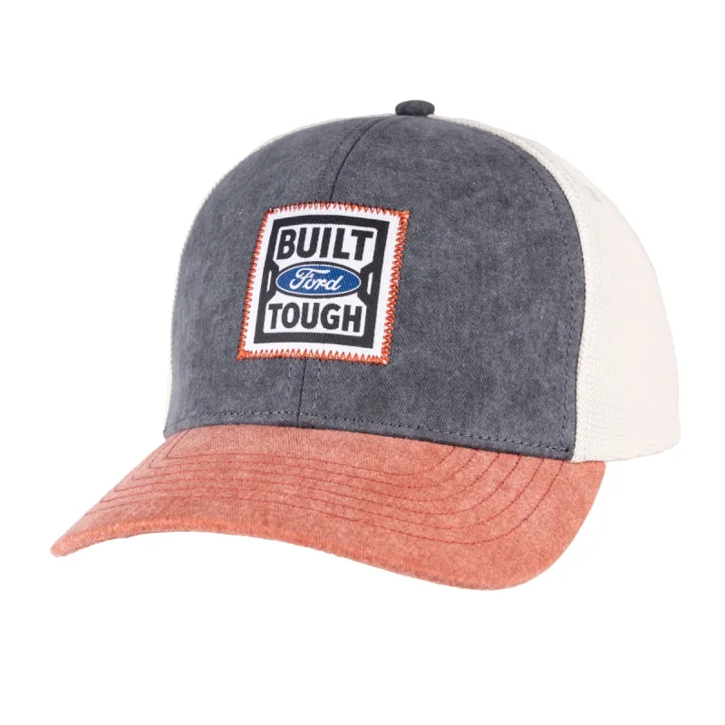 Ford Trucks Built Ford Tough Vintage Patch Snapback Hat sold by Ford