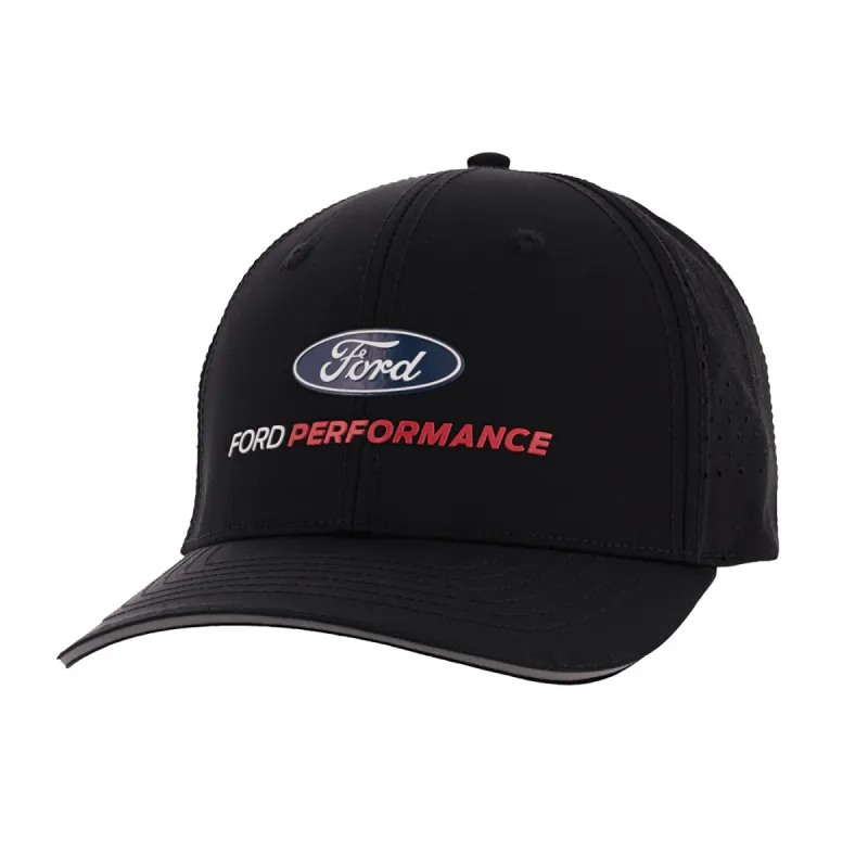 Ford Performance Logo Race Stripe Stretch Fit Hat sold by Ford