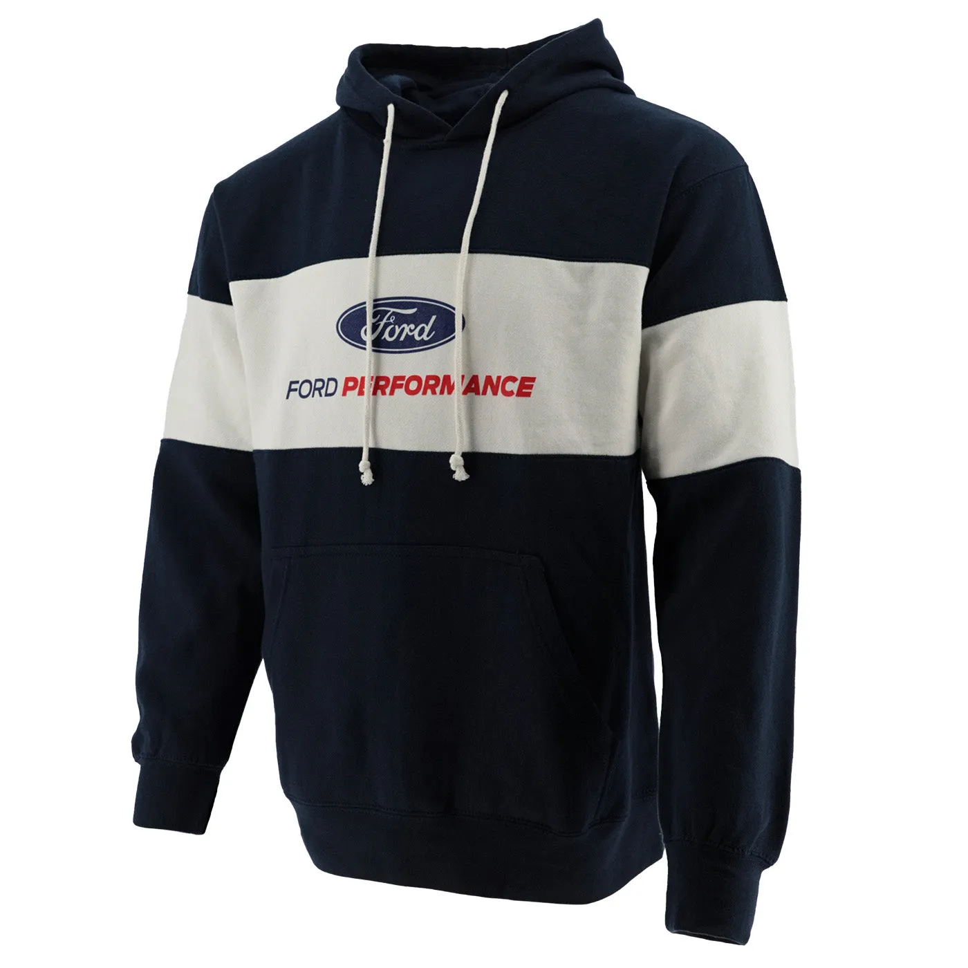 Ford Performance Men's Colorblock Hooded Pullover Fleece sold by Ford