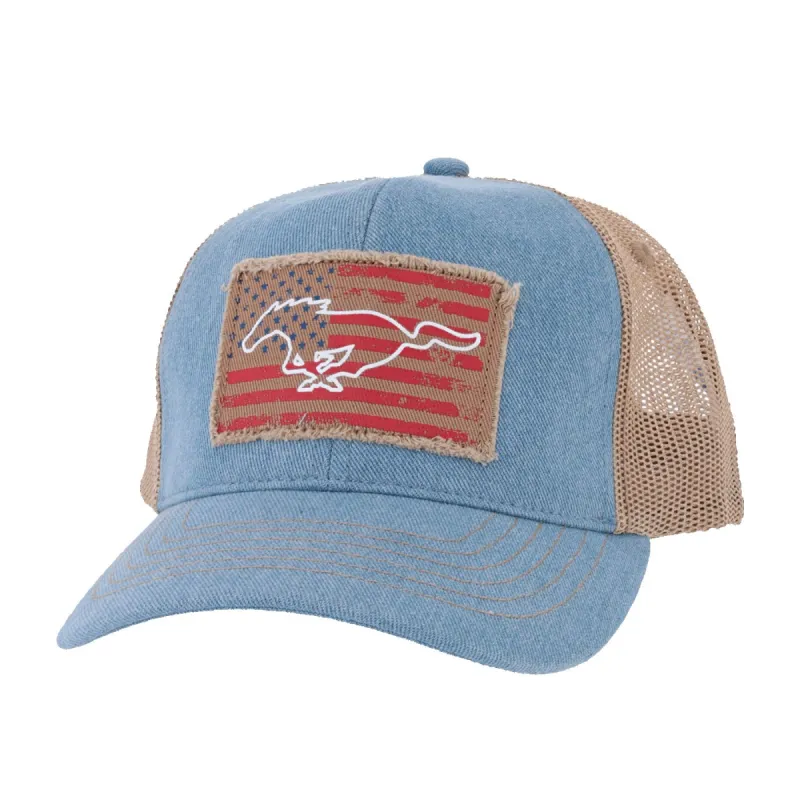 Ford Mustang Patriotic Pony Snapback Hat sold by Ford