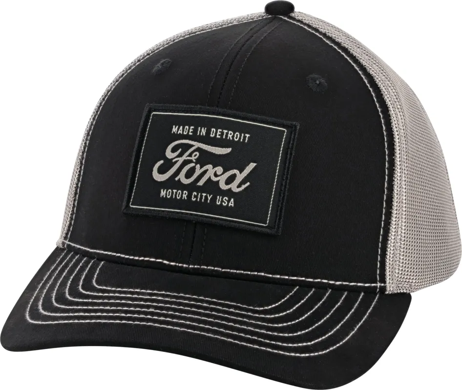 Ford Logo Motor City USA Patch Hat sold by Ford