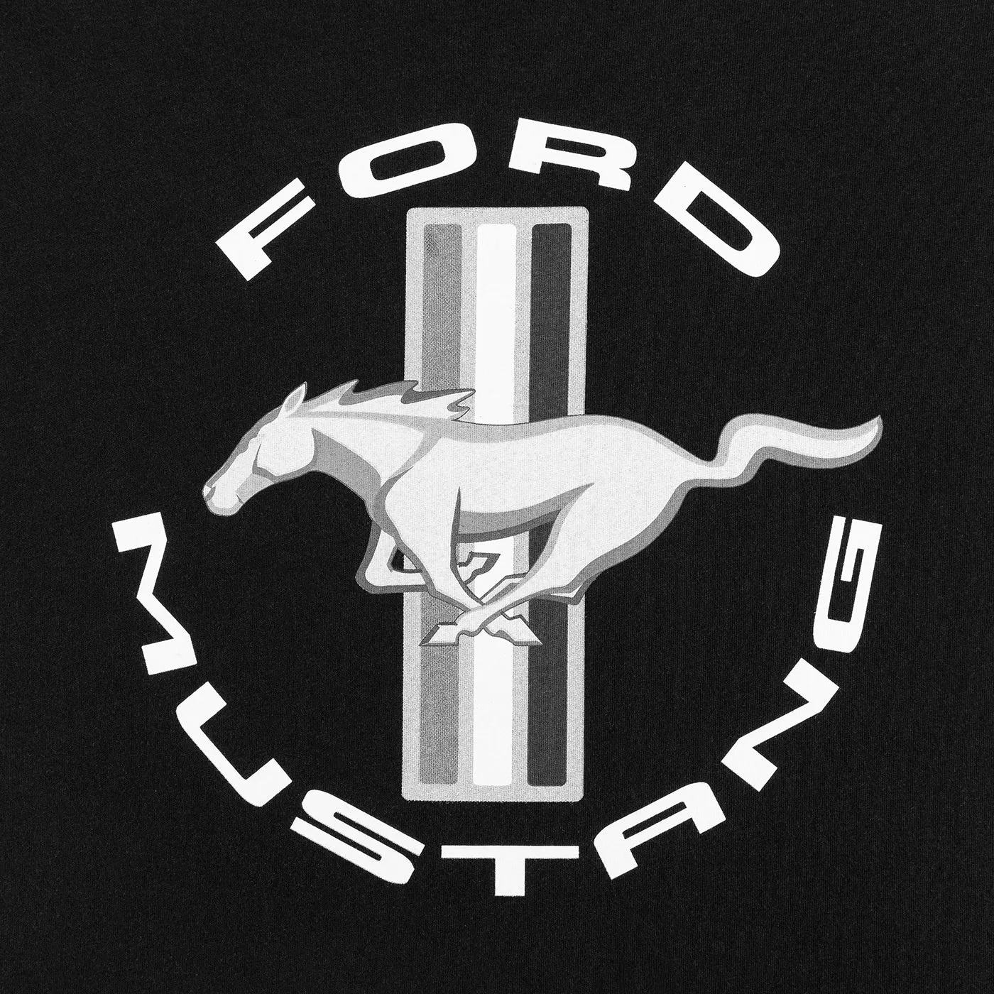 Ford Mustang Men's Tribar Greyscale T-Shirt sold by Ford product image thumbnail 3