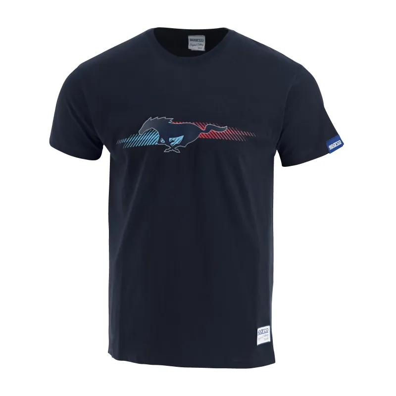 Ford Performance Sparco Mens Navy Blue Short Sleeve T-Shirt sold by Ford