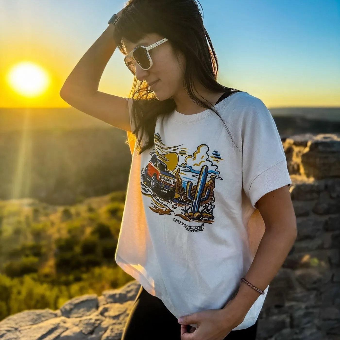 Ford Baja Bronco Women's Landscape T-Shirt sold by Ford product image thumbnail 2